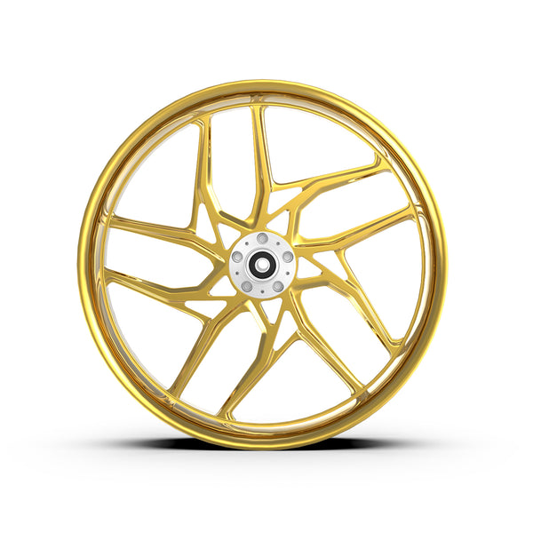 hero wheel. gold forged billet wheel