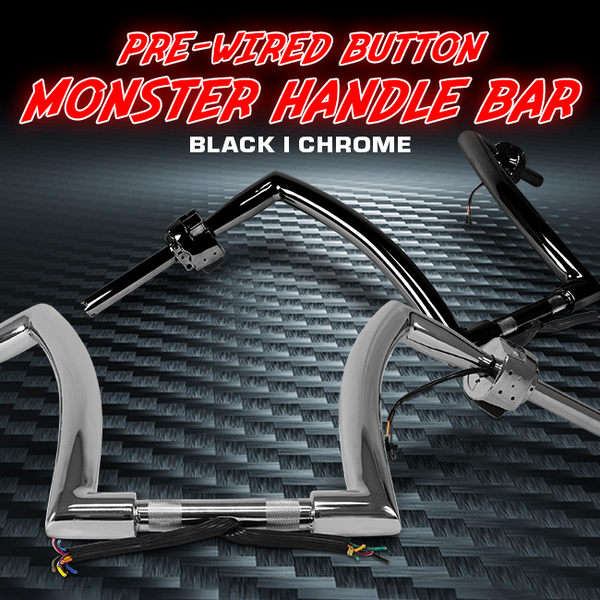 Monster Ape Bars with Pre-Wired Button